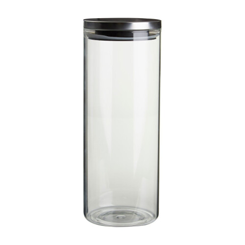 Premier Housewares Practical Design Storage Jar 1600ml, Elegant House Spice Jars, Durable Kitchen Storage Container For Kitchen