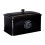Premier Housewares Vintage Home Bread Bin Black Ceramic Elegant Detail 2