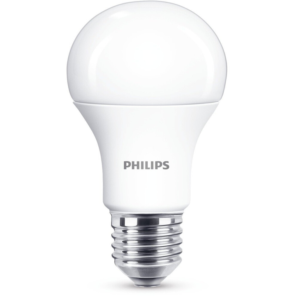 Philips LED 13 W (100 W) A60 E27 Edison Screw Light Bulb, Frosted - Cool White