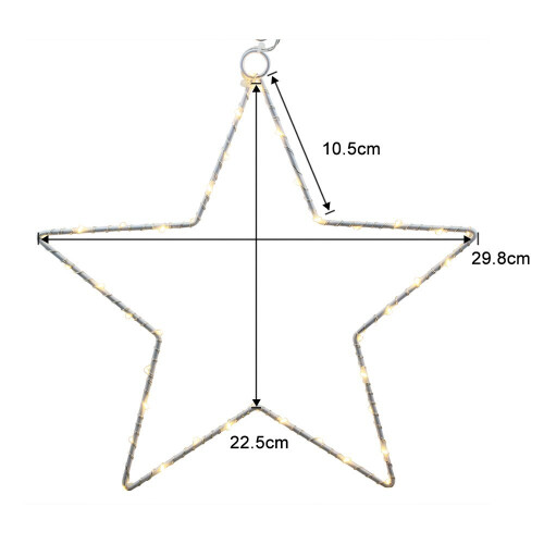 2 Pack LED Star Light, CMYK Battery Operated LED Copper Wire Lights 2