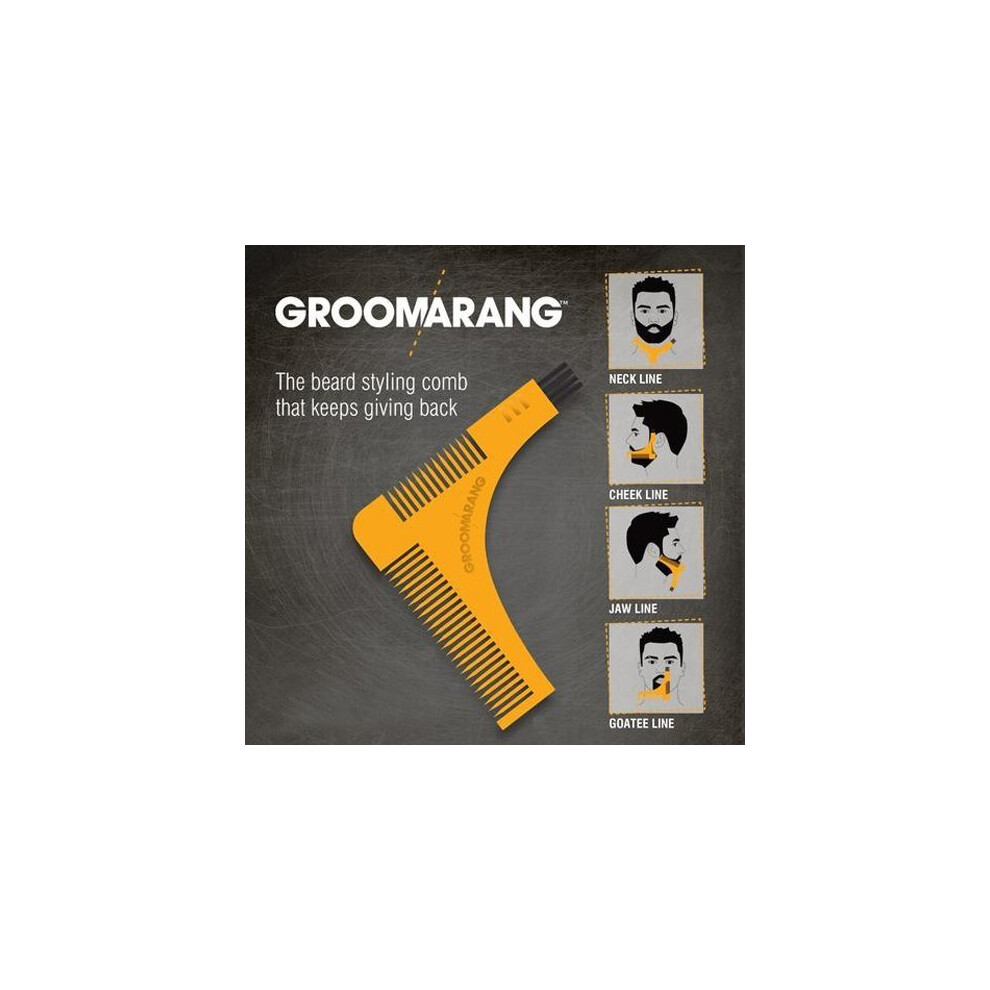 Groomarang Unisex Not,Specified Beard Styling And Shaping Template Comb Tool
