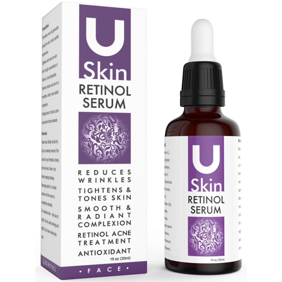 PREMIUM Retinol Face Serum with Hyaluronic Acid & Vitamin E