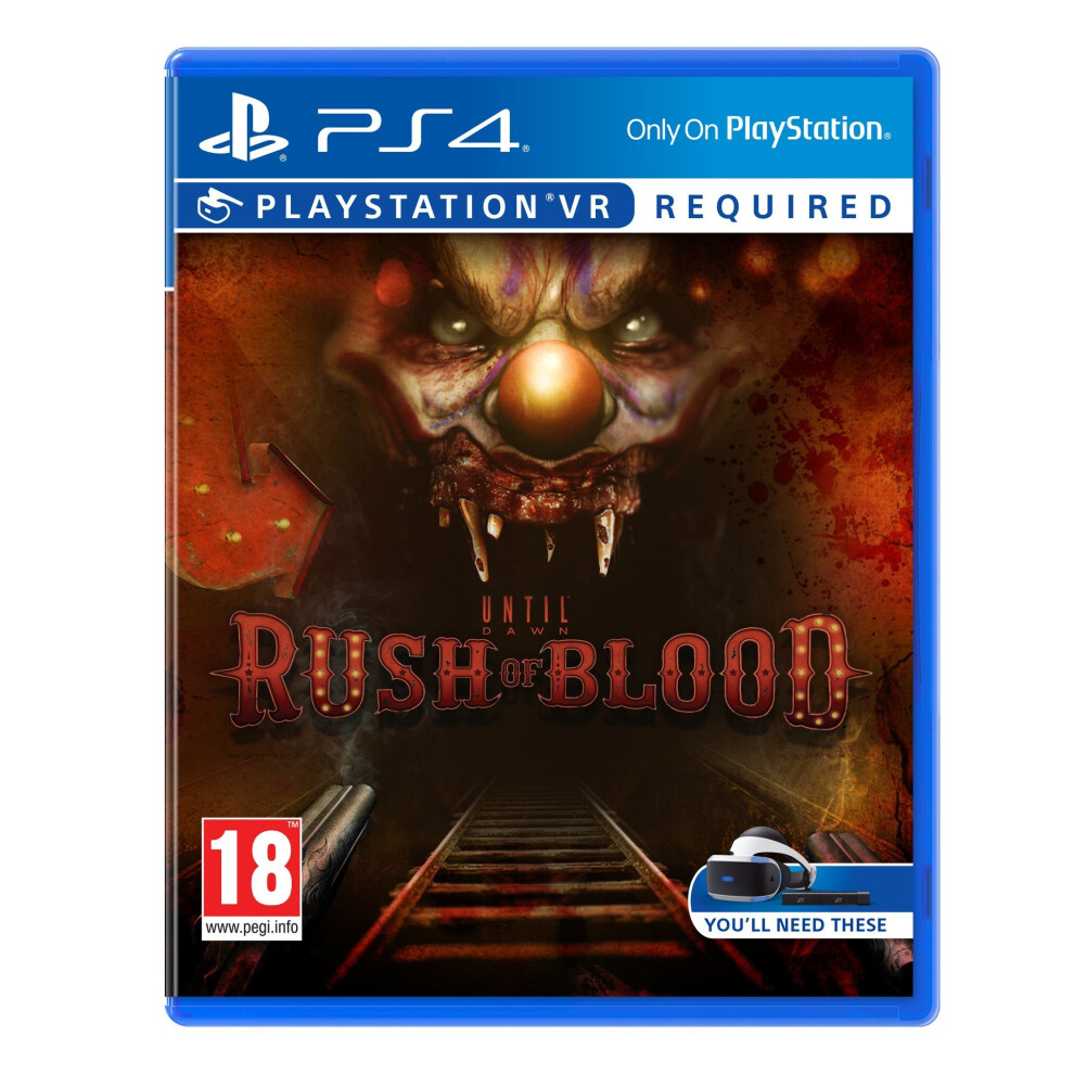 Sony Until Dawn: Rush Of Blood (Psvr) Terrifying Rollercoaster From Hell