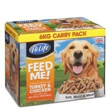 HiLife FEED ME! With Turkey & Chicken Flavoured With Bacon & Vegetables, 6kg