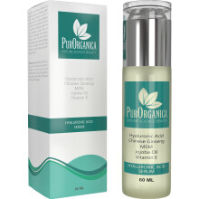PurOrganica HYALURONIC ACID SERUM For Face, Neck and Decollete