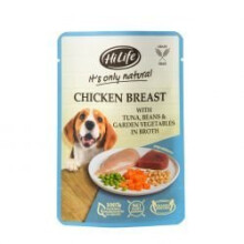 HiLife It's Only Natural - Chicken Breast with Tuna, Beans & Garden Vegetables in Broth, 15 x 100g