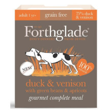 Forthglade Gourmet Duck & Venison with Green Beans & Apricots, 7 x 395g