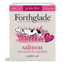 Forthglade Complete Grain free Adult Salmon, Potato & Vegetables, 18 x 395g