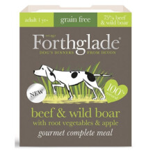 Forthglade Gourmet Beef & Wild Boar with Root Vegetables & Apple, 7 x 395g