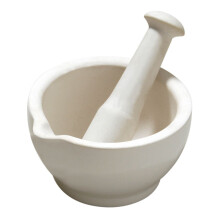 From Scratch Mortar and Pestle Mix Grind Spices Herbs, White