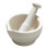 Premier Housewares From Scratch Mortar and Pestle Mix Grind Spices Herbs, White 1
