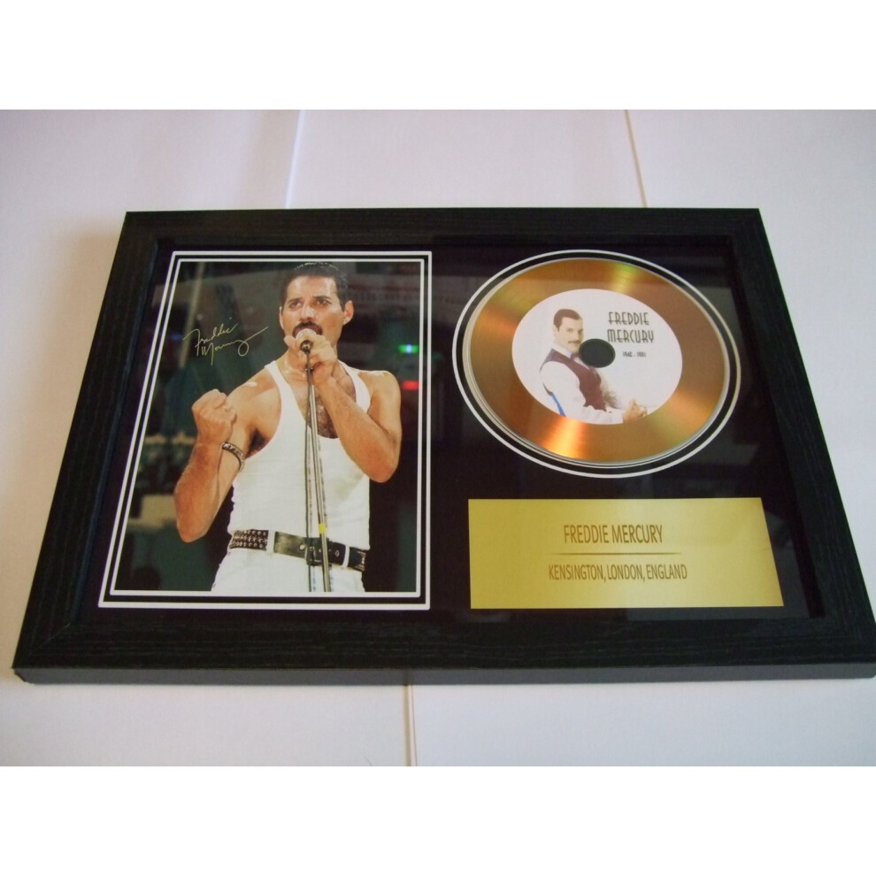 freddie mercury signed disc