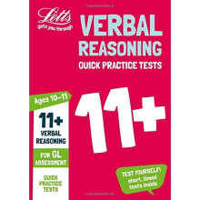 11+ Verbal Reasoning Quick Practice Tests Age 10-11 for the GL Assessment tests (Letts 11+ Success)