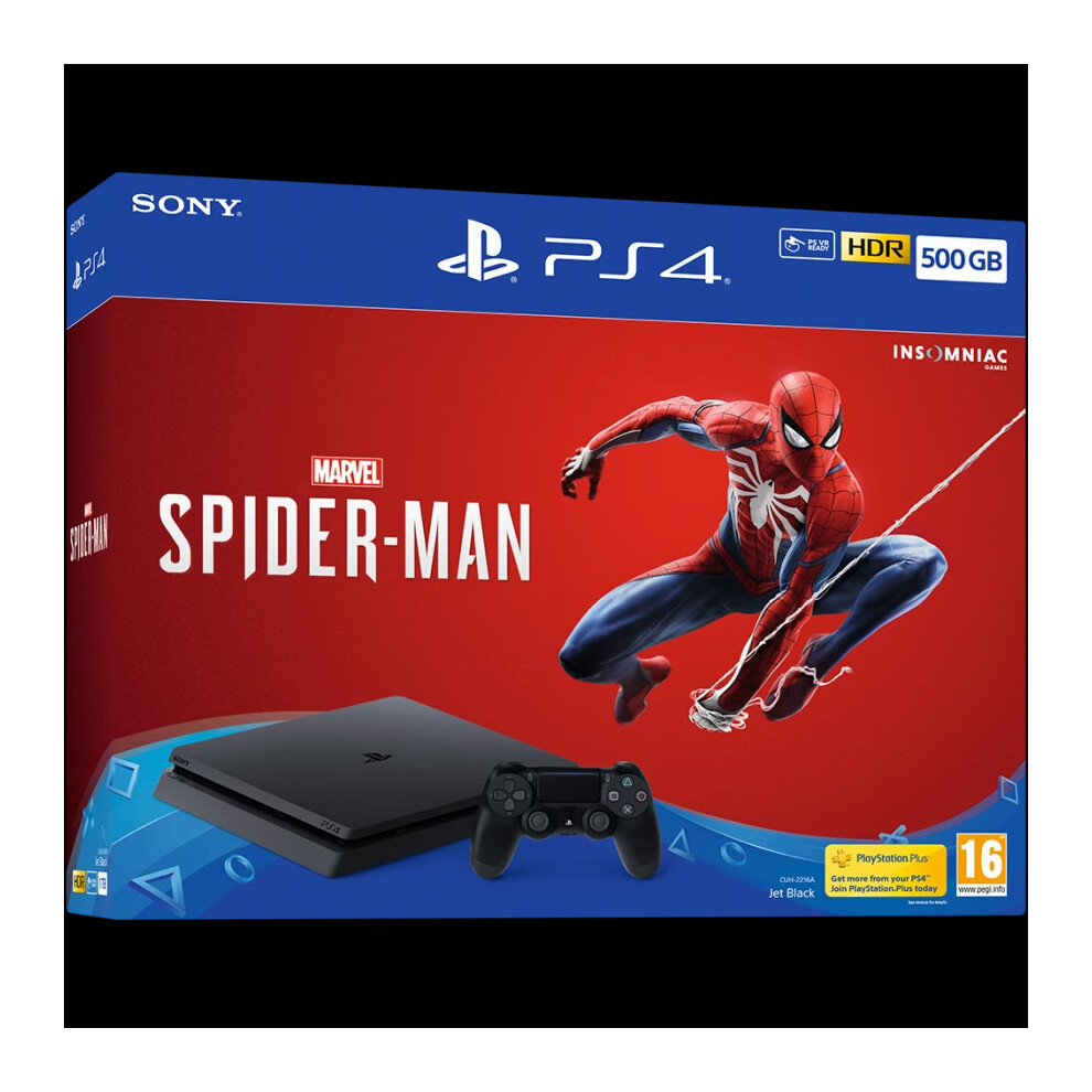 Playstation Ps4 Console 500Gb + Marvel's Spider-Man