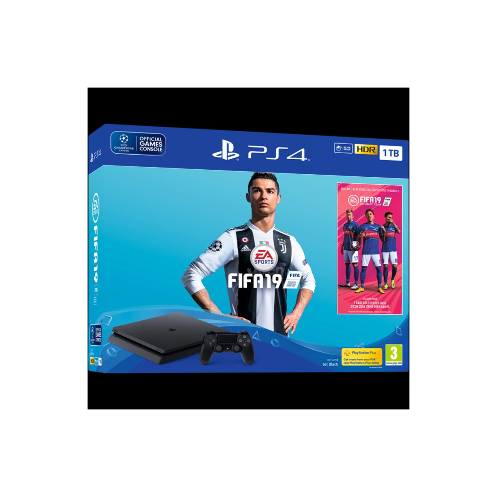 PS4 Console 1TB + FIFA 19