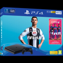 PS4 500GB Console + FIFA 19 - Refurbished