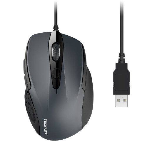 TeckNet TeckNet Pro S2 High Performance Wired USB Mouse, 6 Buttons, upto 2000dpi 2