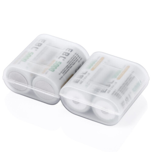 EBL Upgraded C Size 5000mAh Ni-MH Rechargeable Batteries + Storage Cases, 4pack 2