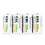 EBL Upgraded C Size 5000mAh Ni-MH Rechargeable Batteries + Storage Cases, 4pack 4