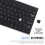 Arteck Stainless Steel Universal Portable Wireless Bluetooth Keyboard 4