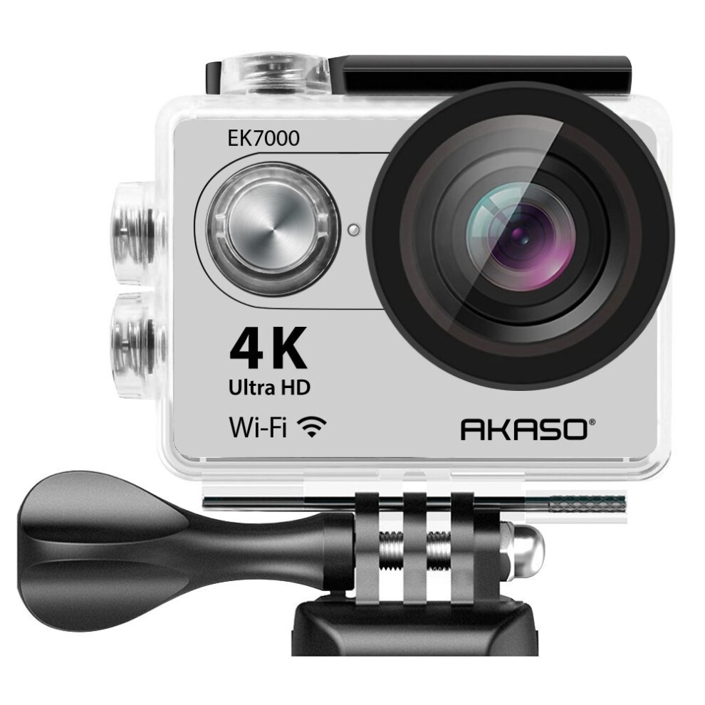 AKASO EK7000 4K Sport Action Camera Ultra HD Camcorder - Silver