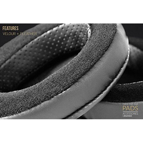 Brainwavz Hybrid Memory Foam Earpad - Black PU/Velour 2