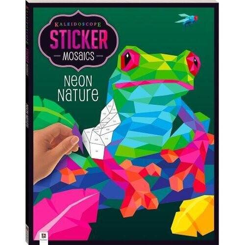 Kaleidoscope Sticker Mosaics: Neon Nature