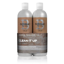 Tigi Bed Head for Men Clean it Up Duo - Shampoo 750 ml en Conditioner 750 ml