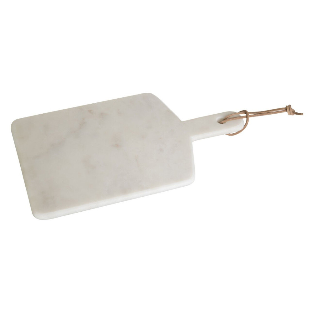 Rectangular Paddle Board White Marble Chopping Cutting Serving Board