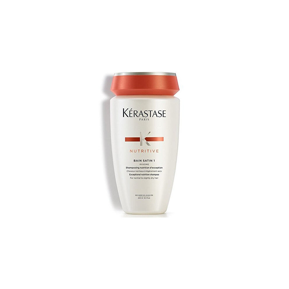Kerastase Nutritive Bain Satin 1 Shampoo 250 ml - Complete Nutrition for Normal to Slightly Sensitised Hair (E084340)