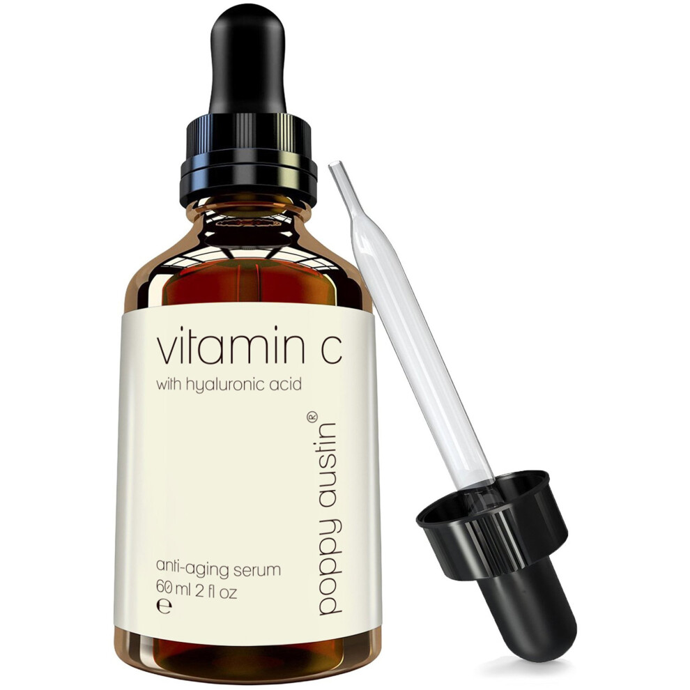 Vitamin C Serum for Face by Poppy AustinÂ® - DOUBLE SIZED 60ml