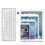 OMOTON Ultra-Slim Bluetooth Keyboard  iPad Air, iPad Mini, iPad Pro White 5