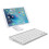 OMOTON Ultra-Slim Bluetooth Keyboard  iPad Air, iPad Mini, iPad Pro White 2