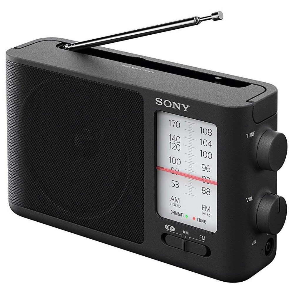 Sony Icf-506 Analog Tuning Ac/Dc Am/Fm Portable Radio
