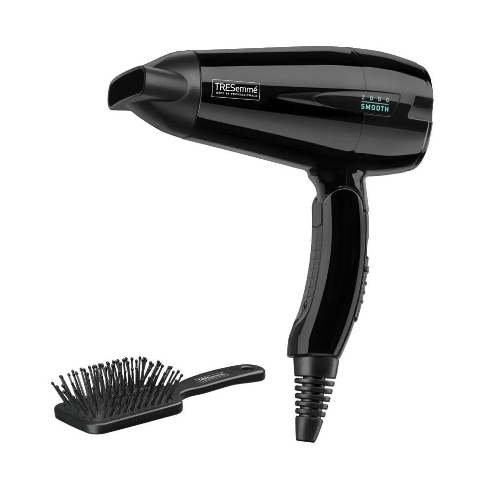 TRESemme 5549U Portable Dual Voltage Folding Mini Brush Travel Dryer - 2000W