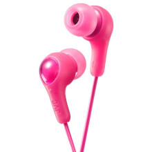 JVC HAFX7P Gumy Plus In Ear Earphone/Headphone - Pink