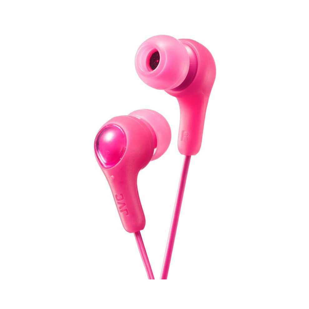 JVC HAFX7P Gumy Plus In Ear Earphone/Headphone - Pink