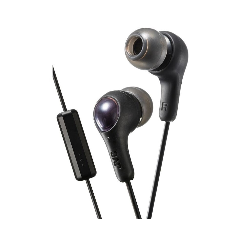 JVC HAFX7MB Gumy Plus In Ear Earphone with Mic & Remote - Black