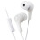JVC JVC HAFX7MW Gumy Plus In Ear Earphone with Mic & Remote - White 1