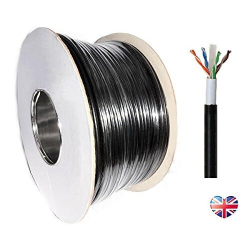 100m Cat6 Heavy Duty External SOLID COPPER Double Lined UTP Network Cable
