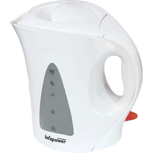Infapower X501 1.7L Cordless Electric Kettle 2200w - White
