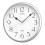 Seiko Seiko QXA001S Quartz Wall Clock with Arabic Numerals - Silver 1