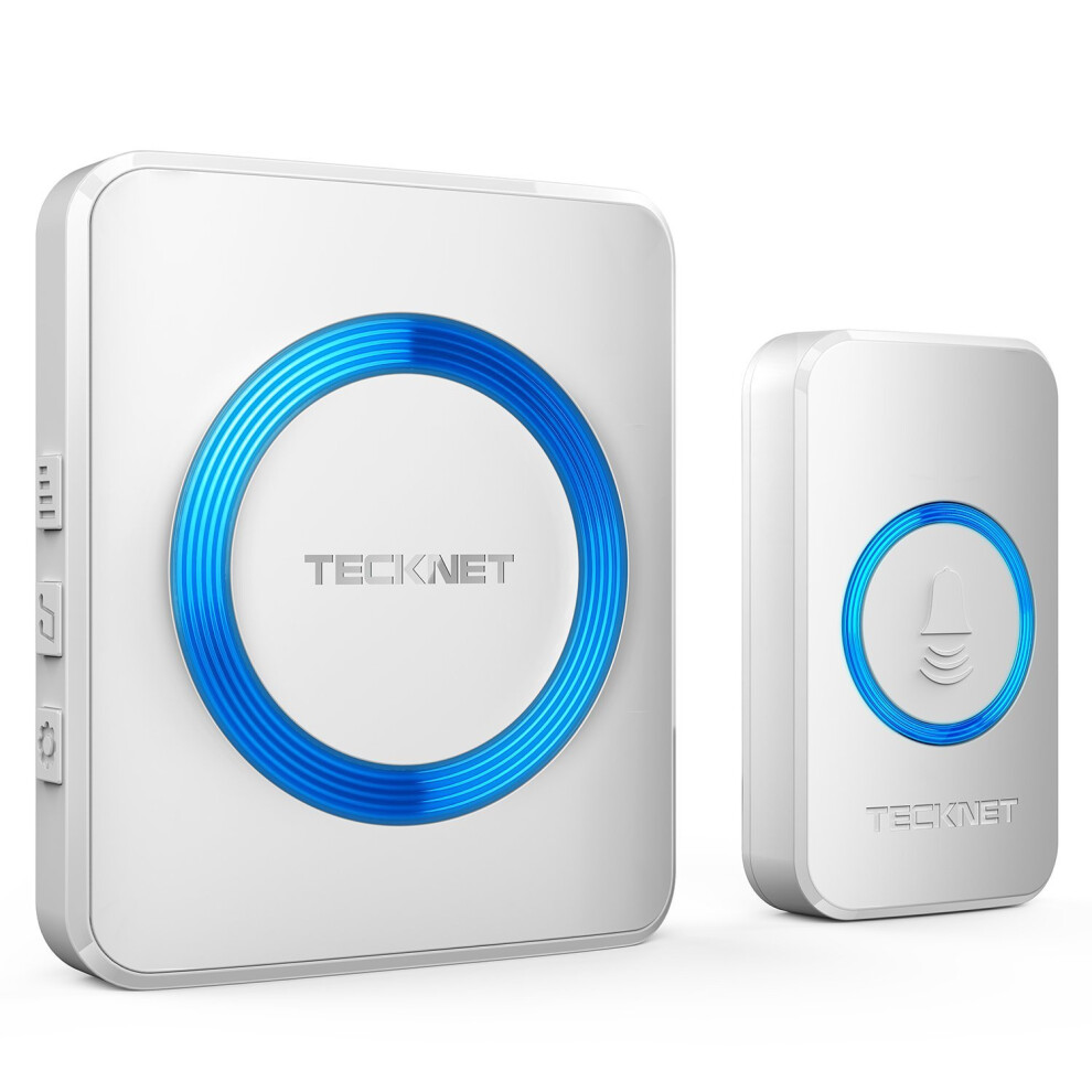 Doorbell, TeckNet Wall Plug-in Wireless Cordless Door Chime