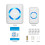 TeckNet Doorbell, TeckNet Wall Plug-in Wireless Cordless Door Chime 7