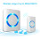TeckNet Doorbell, TeckNet Wall Plug-in Wireless Cordless Door Chime 2