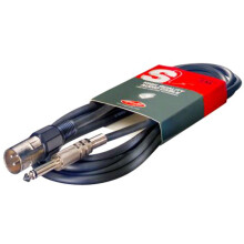 Stagg SAC3PXMDL 6mm Audio zu XLR Stecker 3-Pin Kabel - 3m