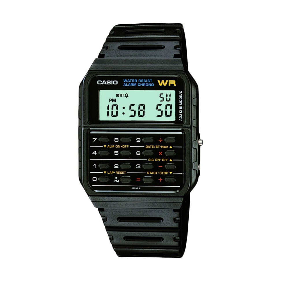 Casio CA53W-1ER Casio Collection Calculator Wristwatches - Black