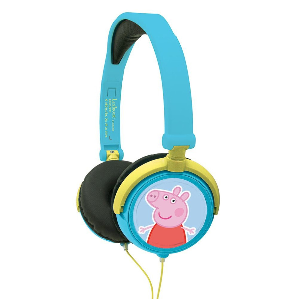 Lexibook Hp015pp Peppa Pig Foldable Stereo Kid's Headphone With Volume Limiter