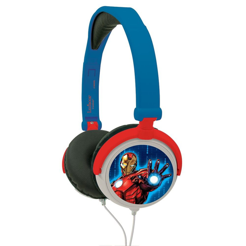 Lexibook Hp010av Avengers Foldable Stereo Children's Headphone - Volume Limiter 3380743040769