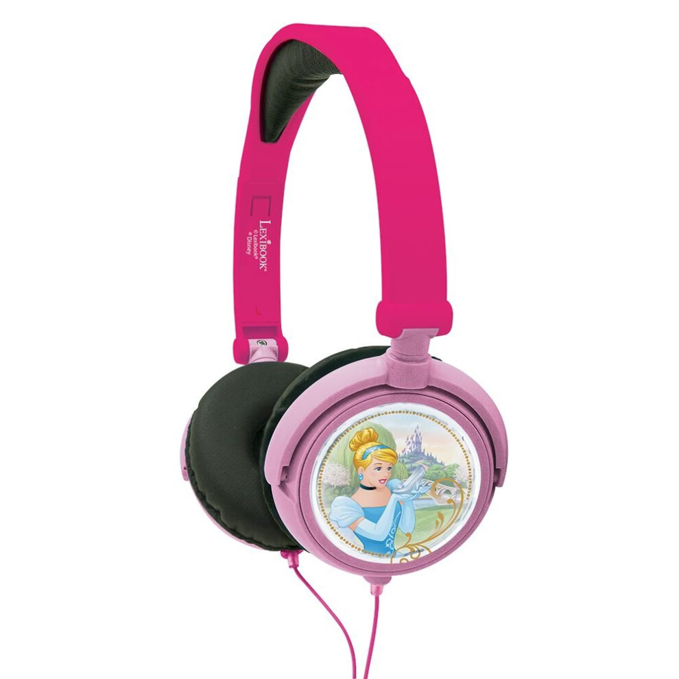 Lexibook Hp010dp Disney Princess Foldable Children's Headphone - Volume Limiter